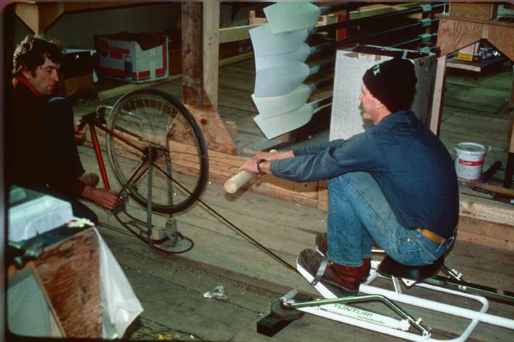 40º Aniversario de Concept2 - Primer prototipo rudimentario del Remo indoor Concept2 Modelo A