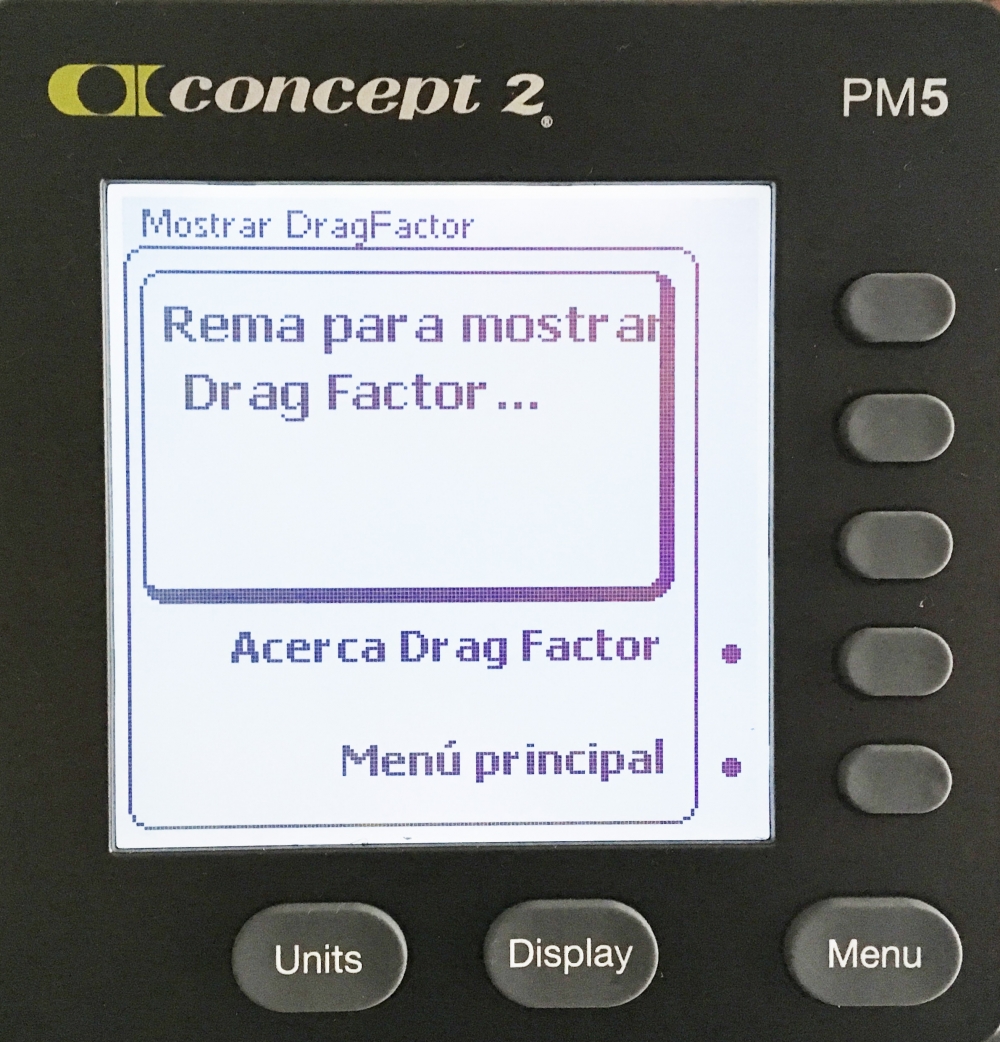 ¿Qué es exactamente el Drag Factor (o factor de resistencia) del Concept2?