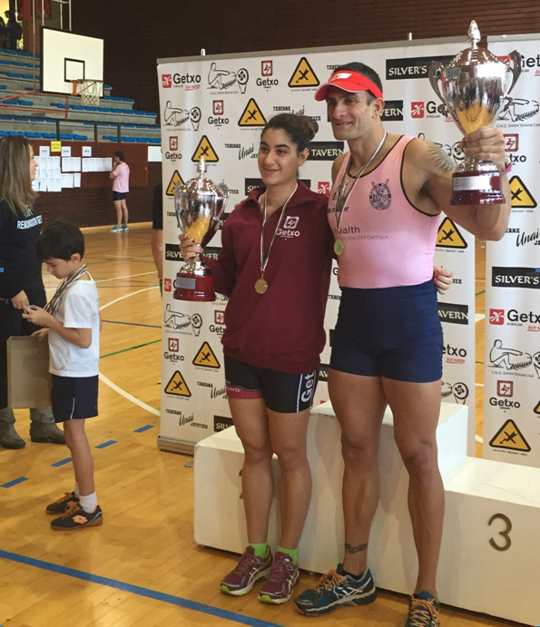 Mejor tiempo femenino y masculino - Remo Indoor Getxo