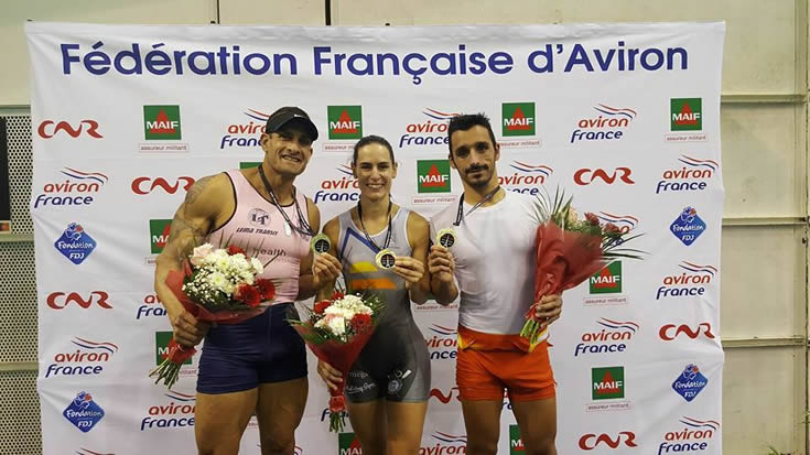 Medallas de oro y títulos europeos: Cristina Gandía, Damián Alonso y Marcos Morales.